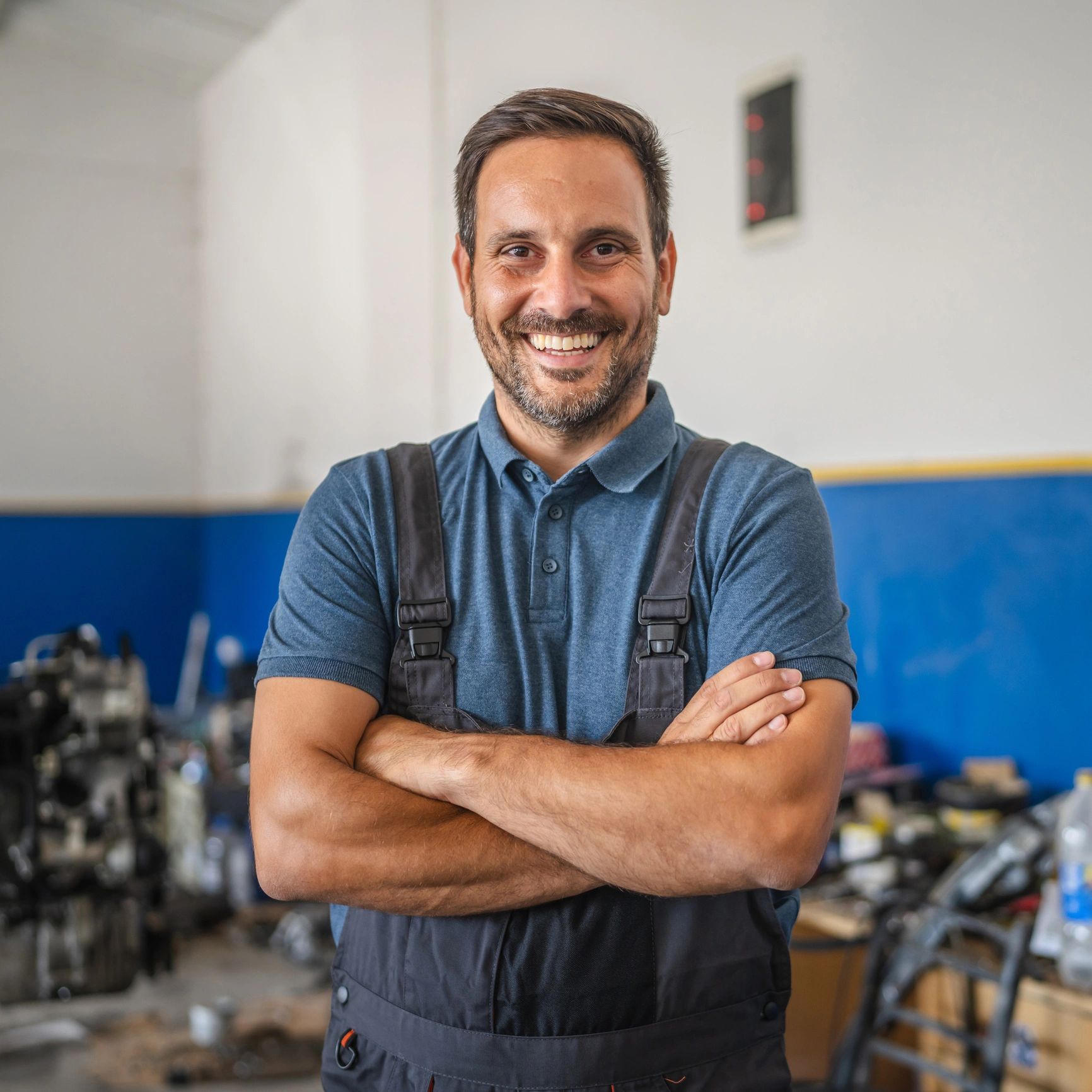 Professional tradesperson portrait